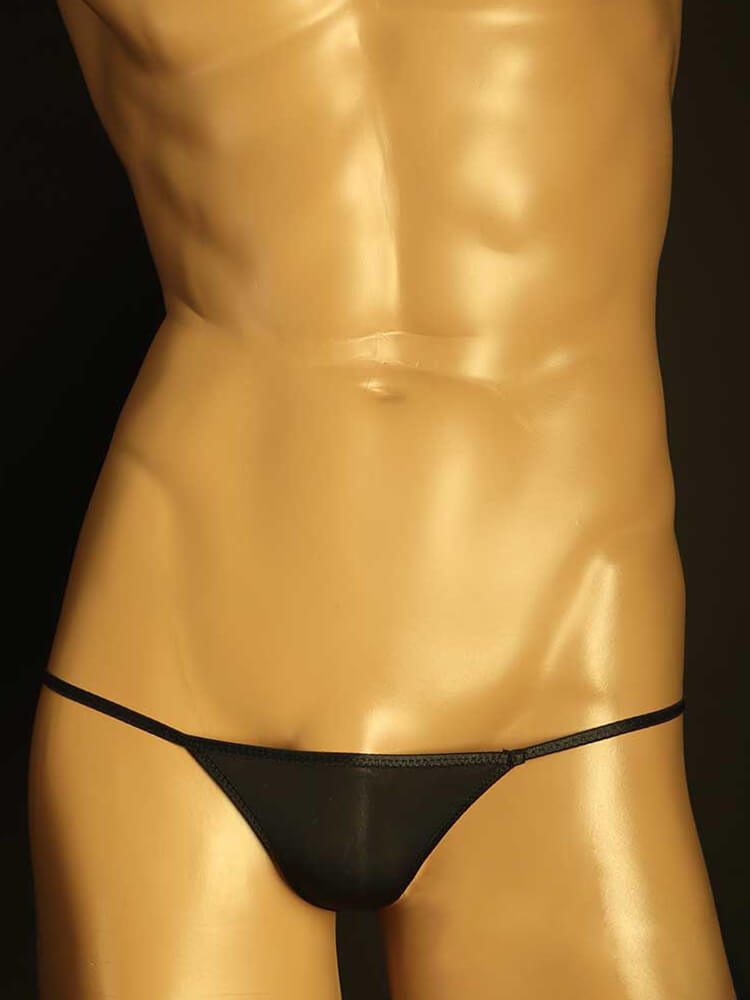 Men's Solid Color Sexy Low Waist String Thong