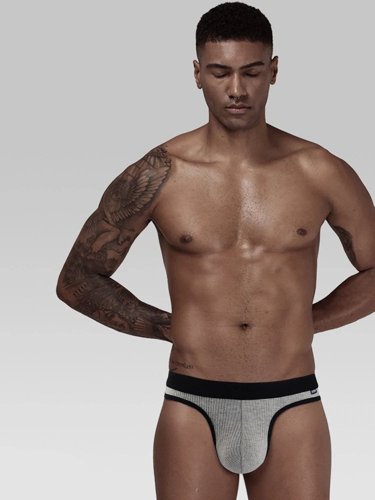 3 Pack Low Rise Soft Briefs With Support Pouch