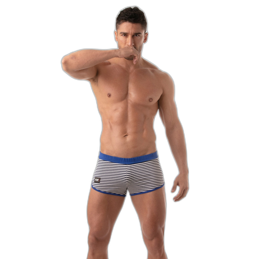 TOF Paris Sailor Stripe Shorts Blue