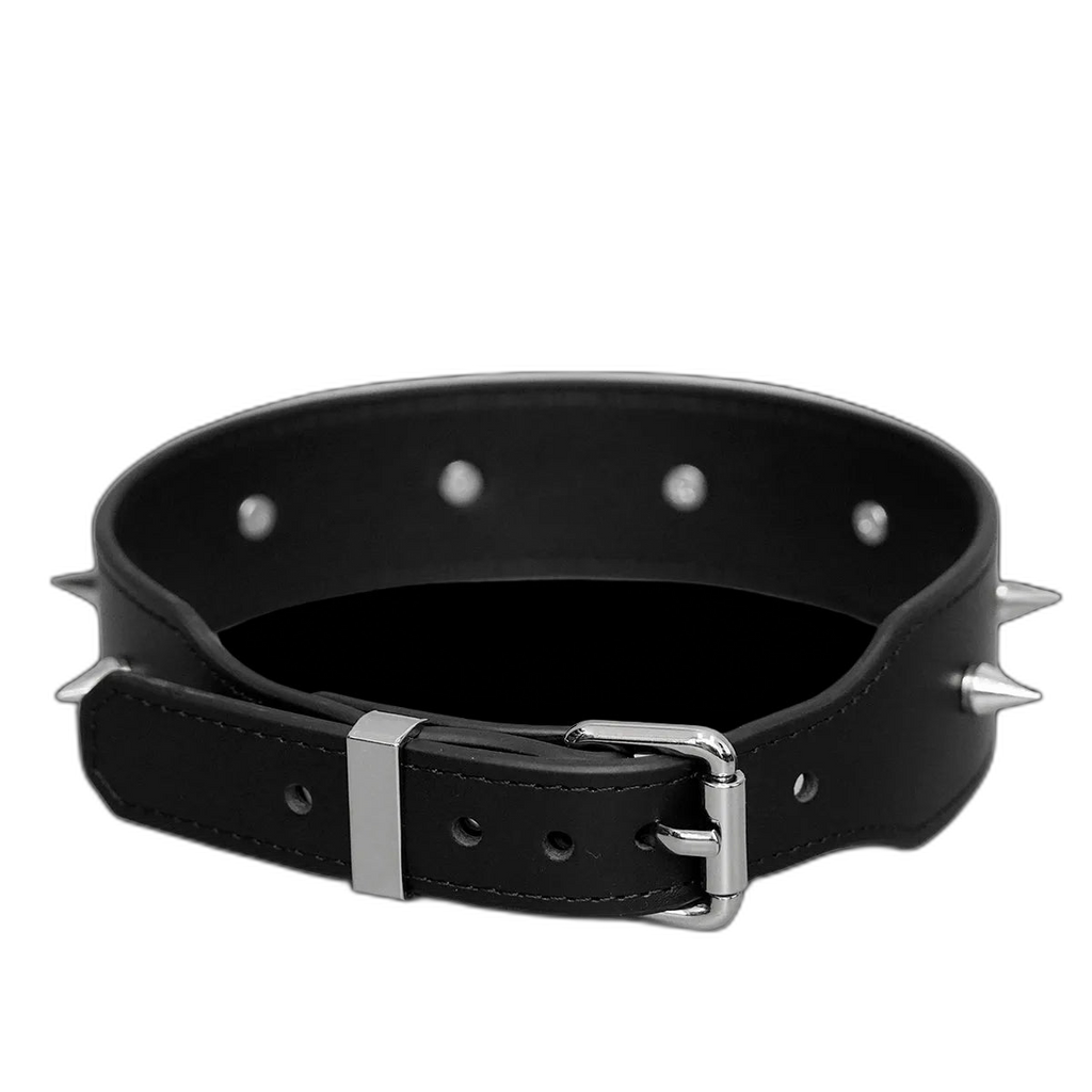 Spike Leather Choker