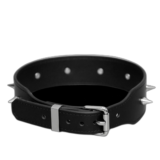 Spike Leather Choker