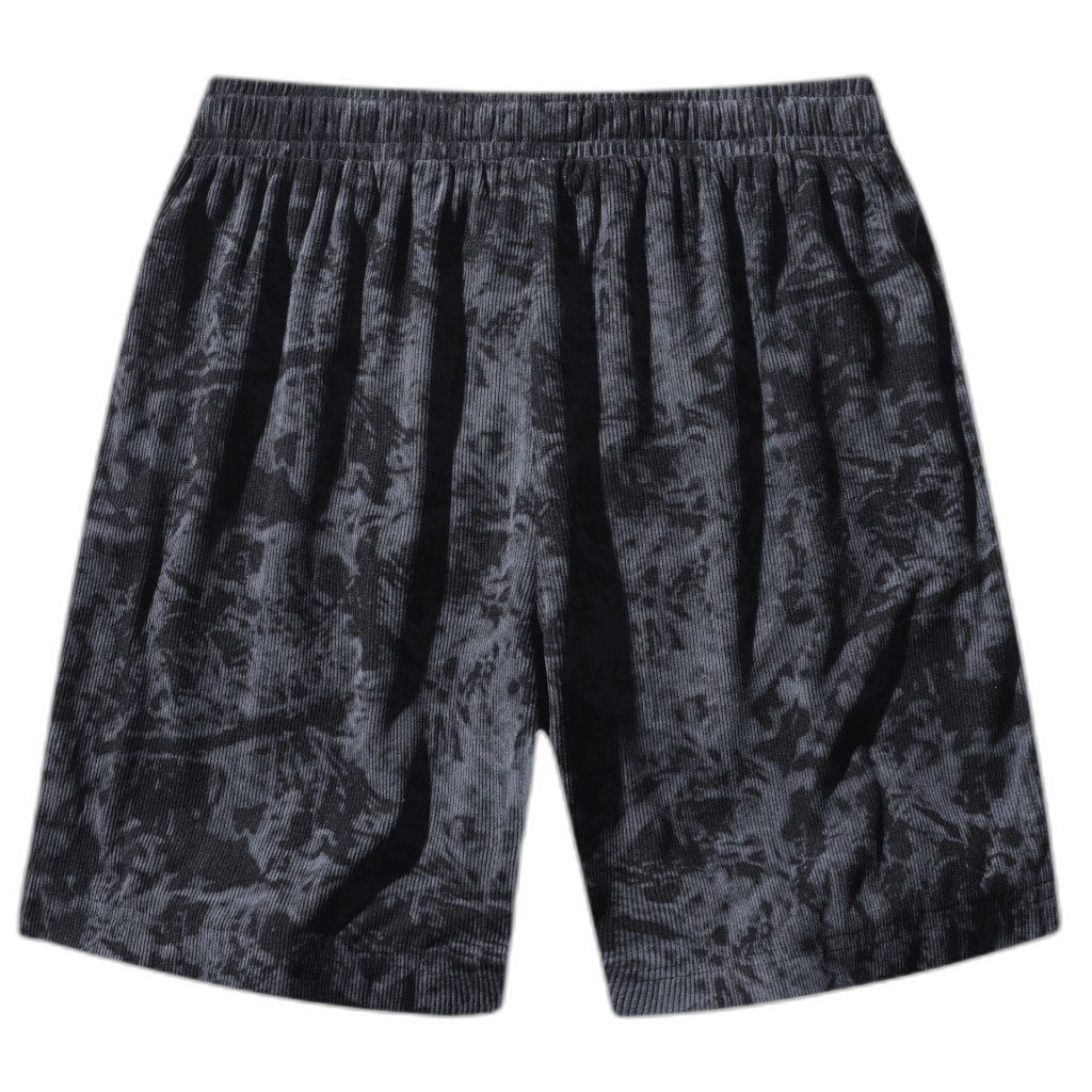 Washed Camo Corduroy Shorts