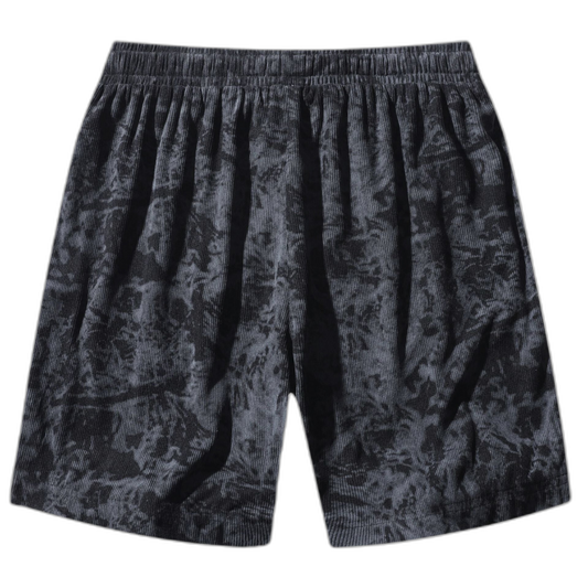 Washed Camo Corduroy Shorts