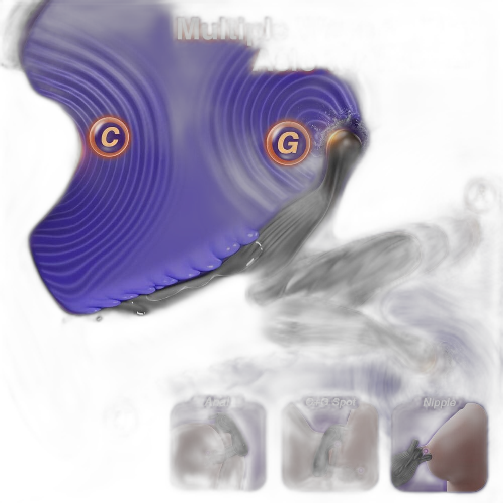 Hellflower II – Expanding Anal Vibrator with Cock Ring – Prostate & Perineum Massager