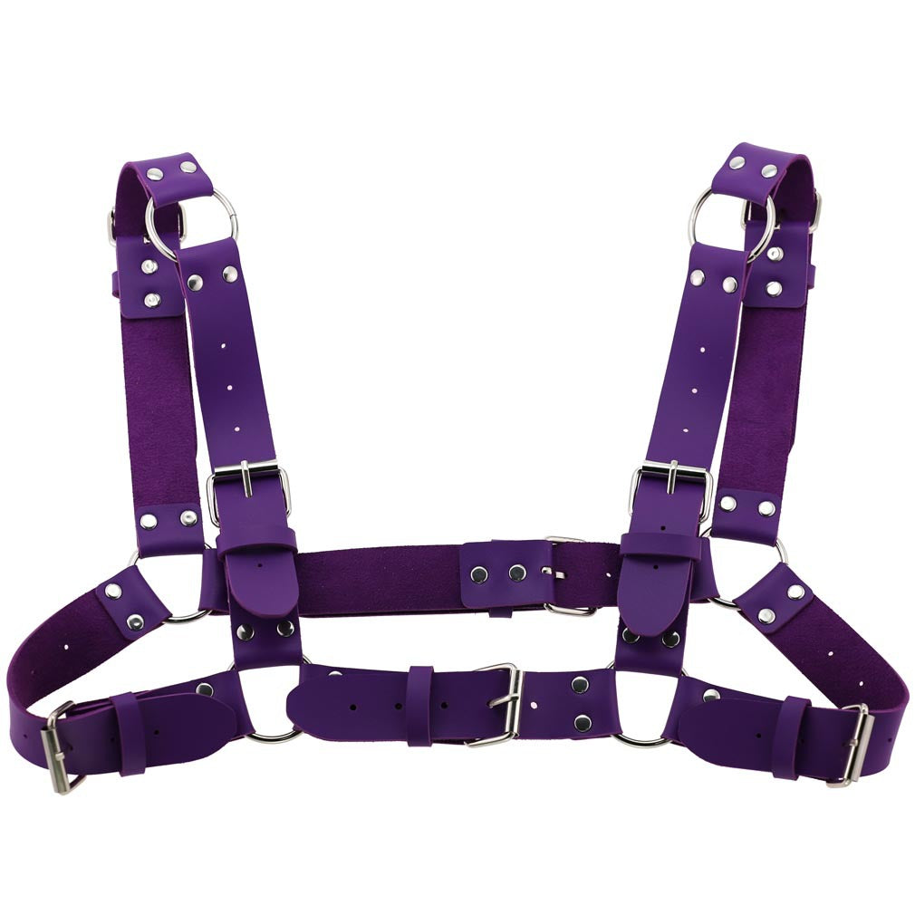 Unisex Adjustable Punk Leather Harness