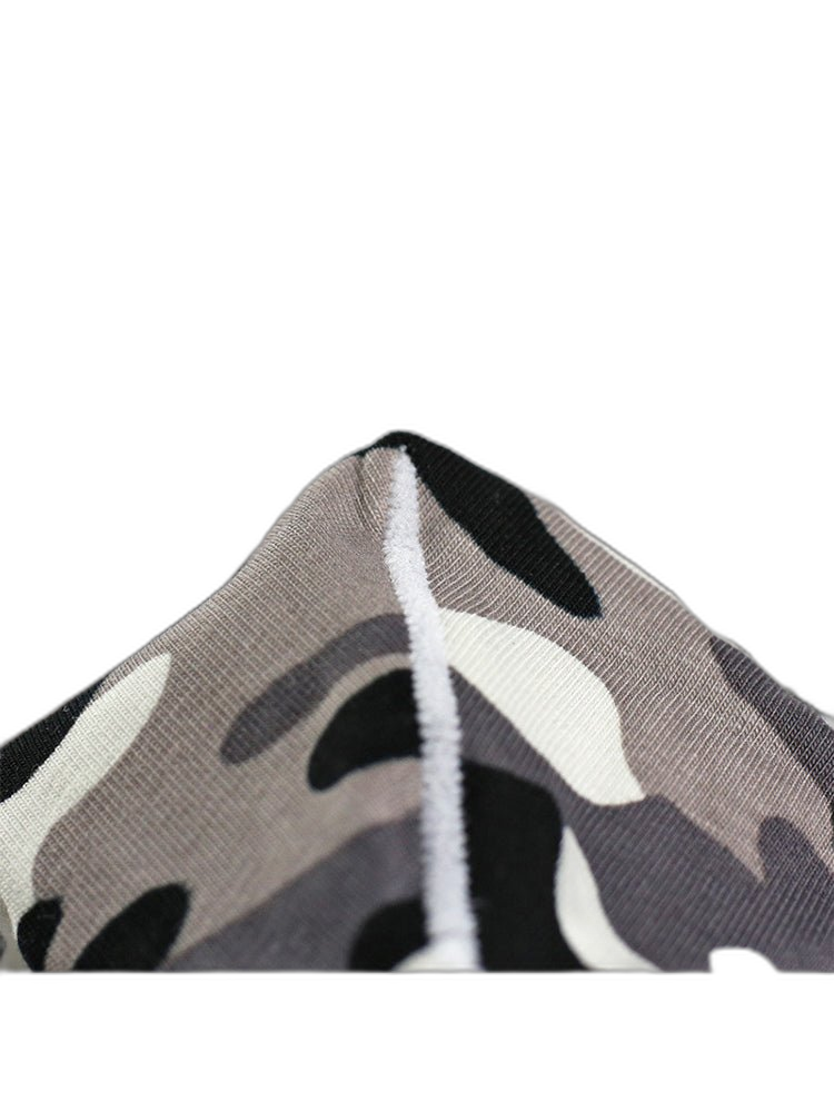 3 Pack Men's Mid-Rise Breathable Soft Cotton Camouflage Stretch Fit Bikini