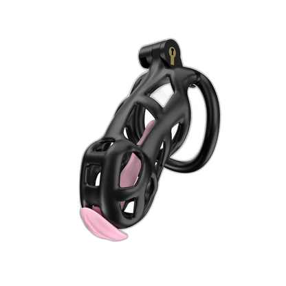 Cosmas - Male Chastity Device - Cock Cage - Chastity Cage With Catheter