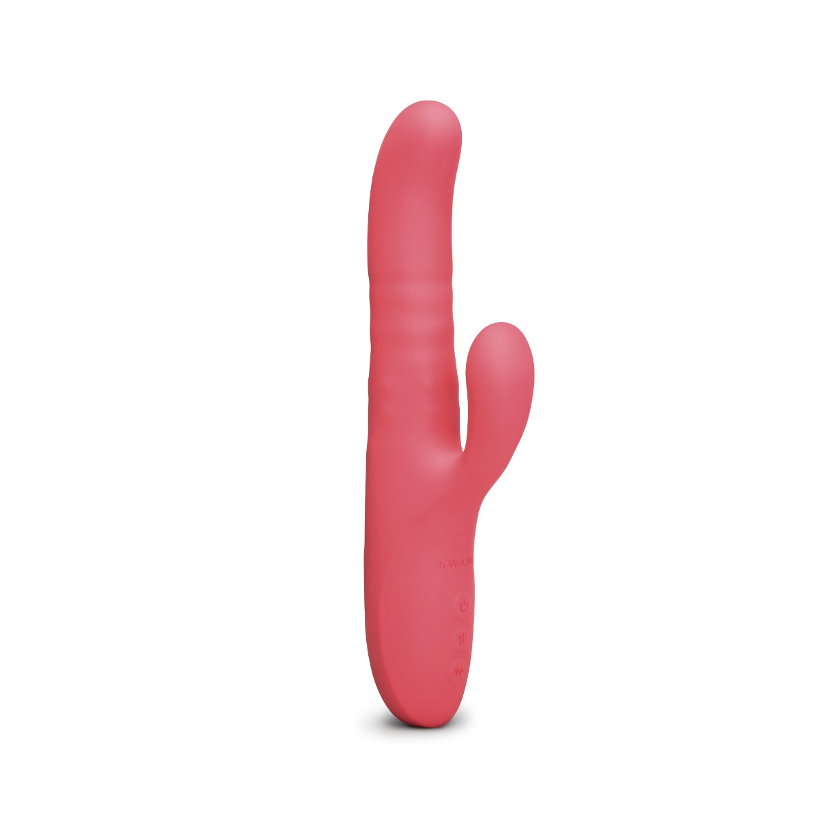 Le Wand Thrust Rechargeable Thrusting Rabbit Vibrator Pink