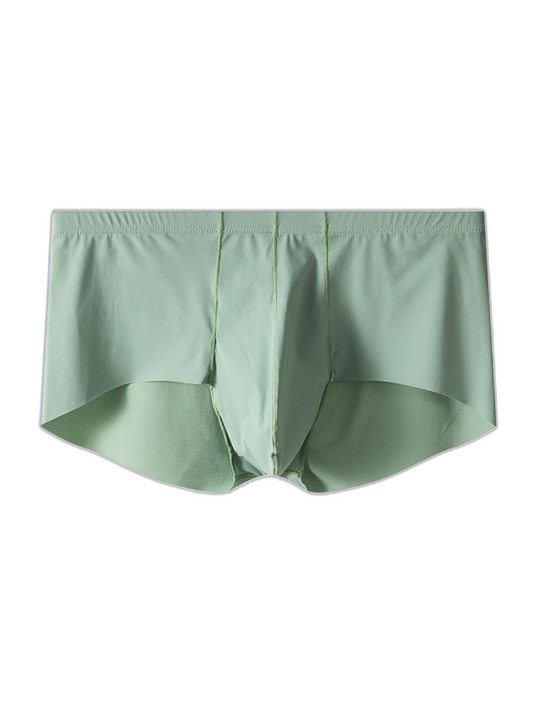 3 Pack Men's Contoured Pouch Seamless Trunks