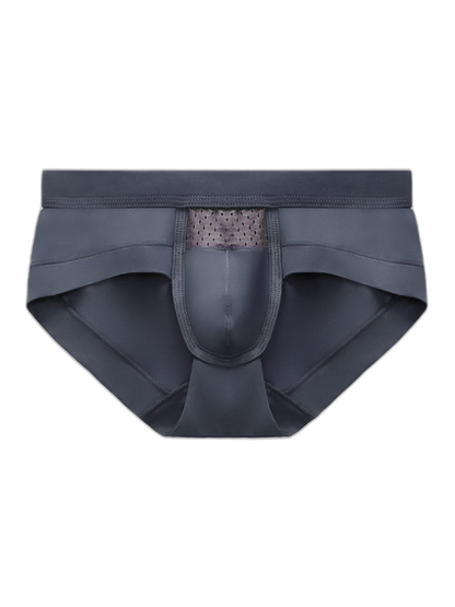 Aoelemen 4 Pack Men's Breathable U Convex Pouch Briefs