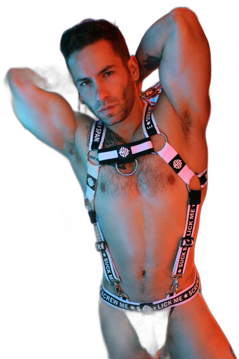 Breedwell Snax Body Harness White