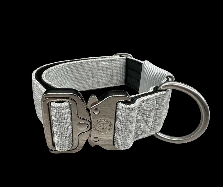 4cm Tactical Tracker Collar Grey