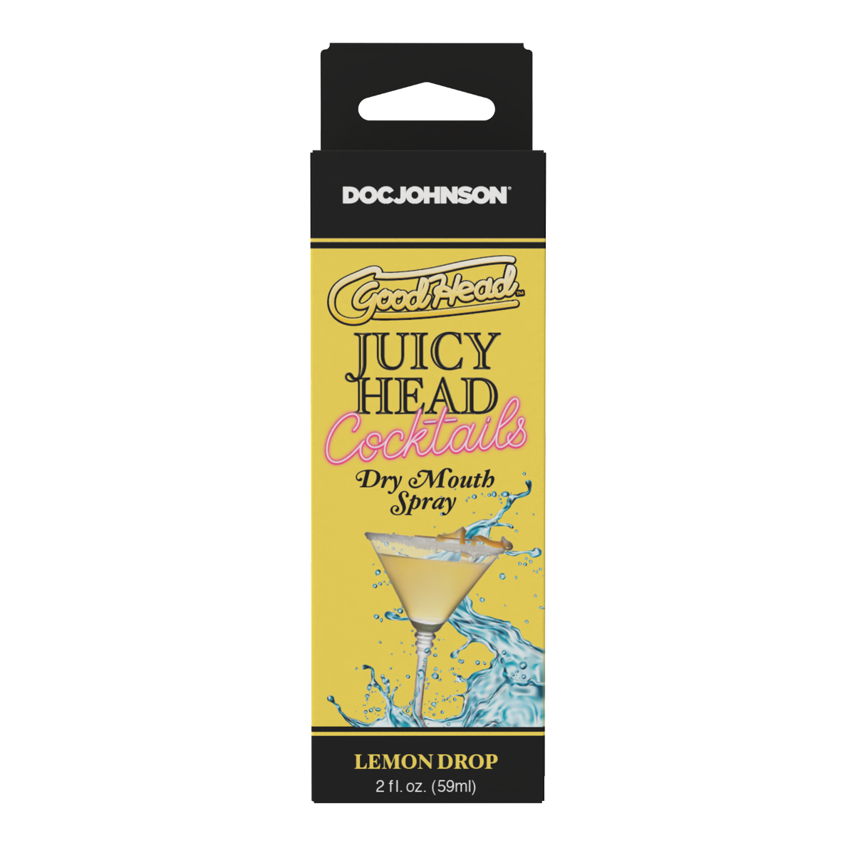 GoodHead Juicy Head Cocktails Dry Mouth Spray Lemon Drop 2 oz.