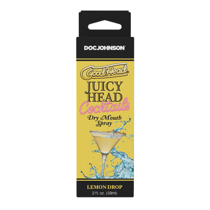 GoodHead Juicy Head Cocktails Dry Mouth Spray Lemon Drop 2 oz.