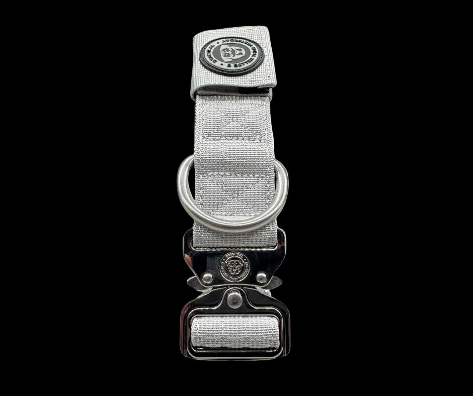 4cm Tactical Tracker Collar Grey