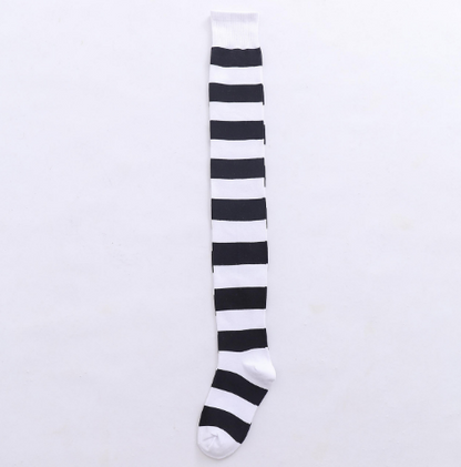 Xtra Long Striped Thigh High Socks Series I (Bundle Deal)