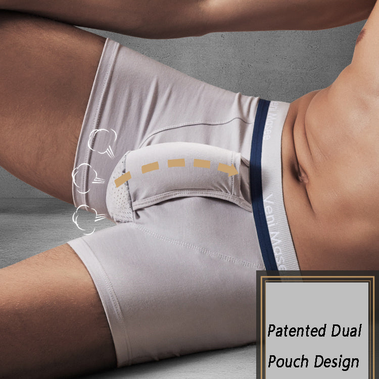 Cotton Ball Pouch Separate Men's Boxer Briefs