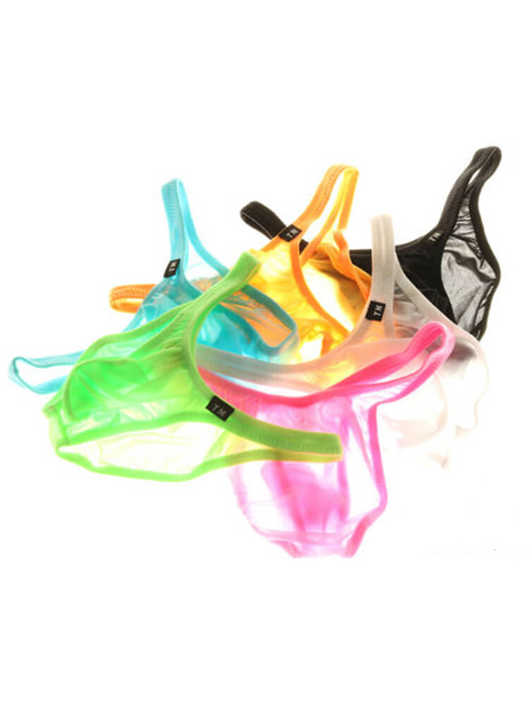 Men's Breathable Low-Rise Sexy Nylon Thong