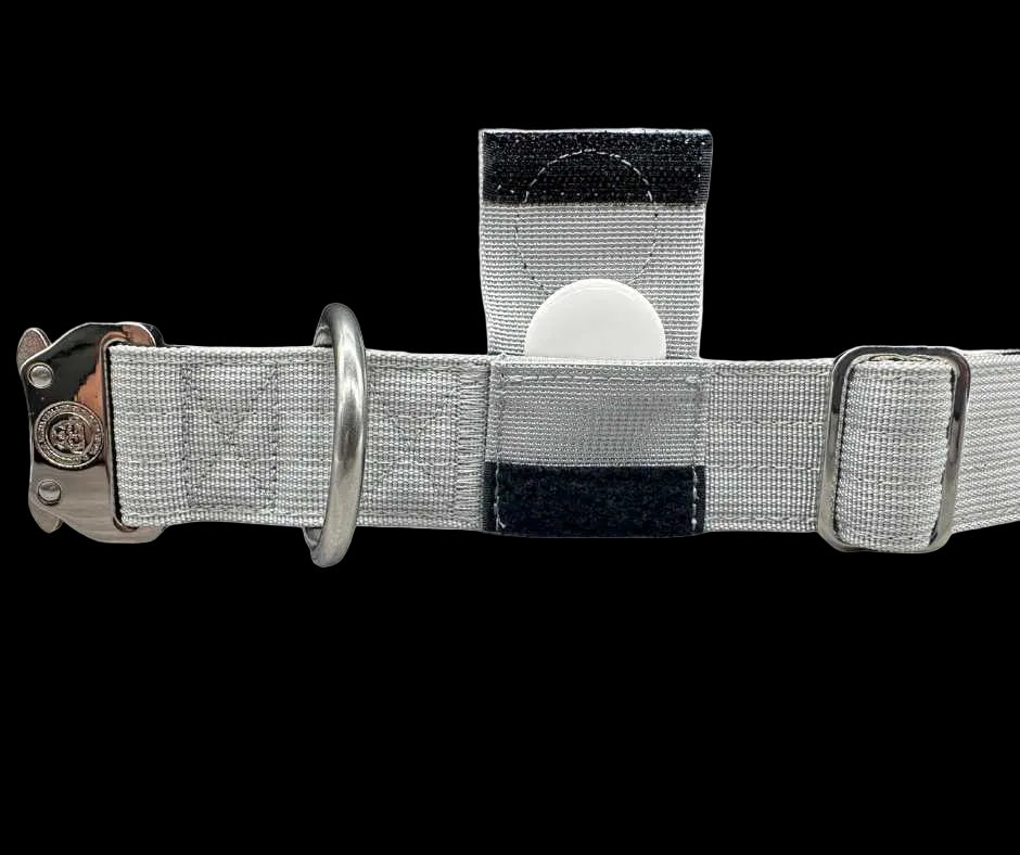 4cm Tactical Tracker Collar Grey