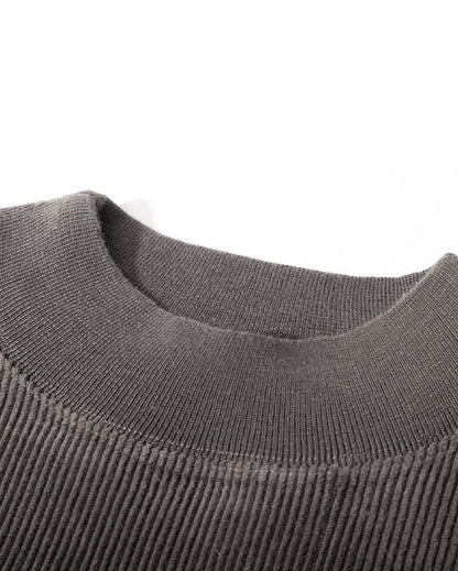 KIIKIO Patchwork Distressed Sweatshirt