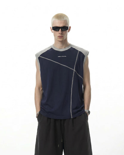 Deconstructed Stitched Ice-Feel Quick-Dry Summer Tank Top