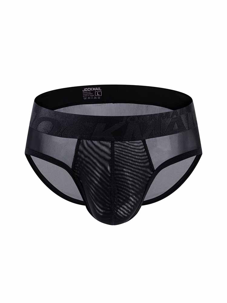 Men's Transparent Mesh Sexy Briefs 