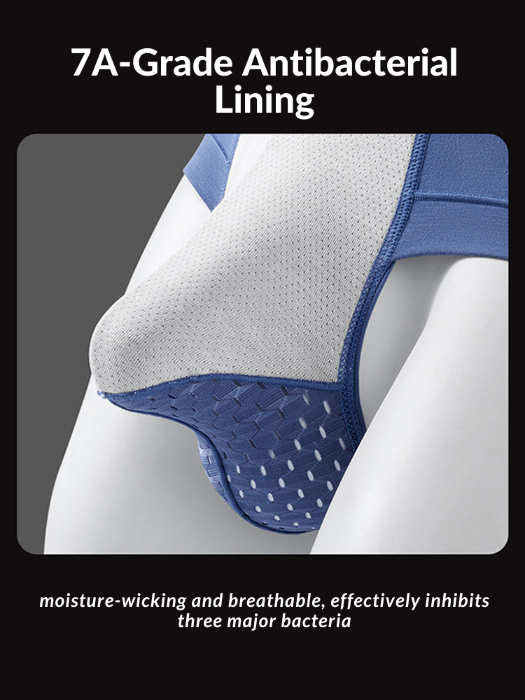 2 Pack Men's Breathable Pouch Separate Modal Briefs