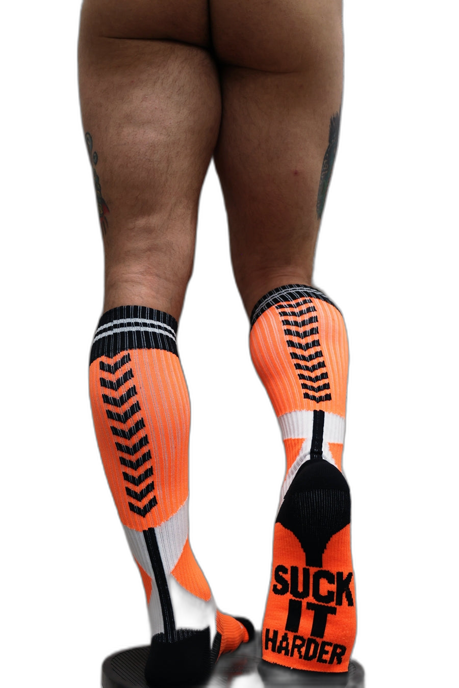Breedwell Sucker Socks Neon Orange
