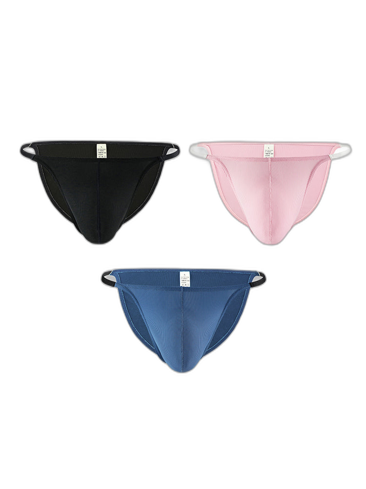Men's Sexy Big Support Pouch Low-rise String Bikini