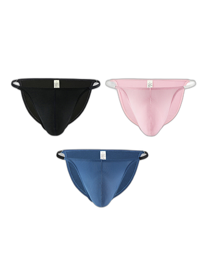 Men's Sexy Big Support Pouch Low-rise String Bikini