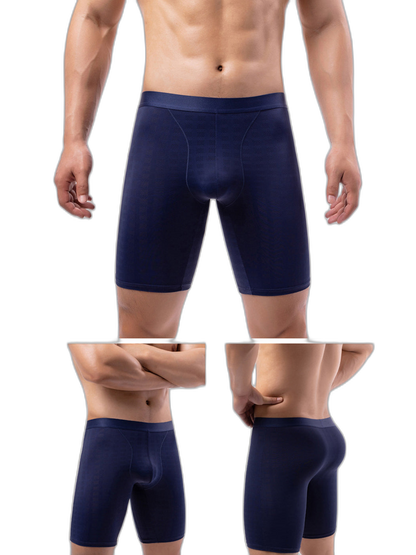2 Pack Men’s Front Pouch Mesh Boxer Briefs