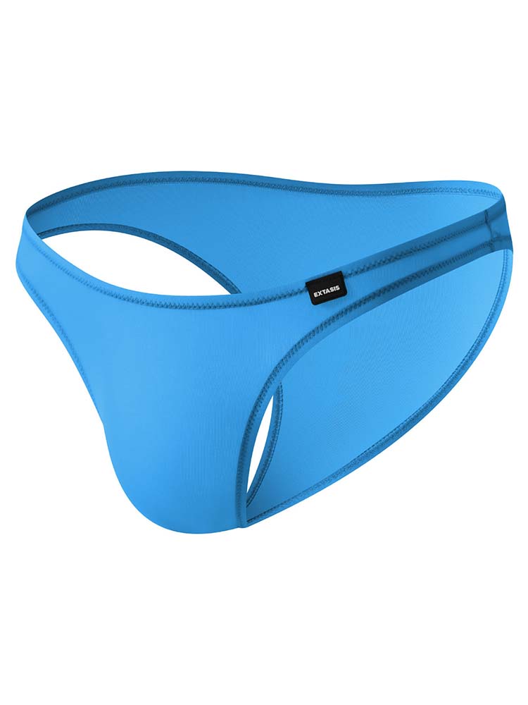 Men's Solid Color Thin Sheer Tight Briefs