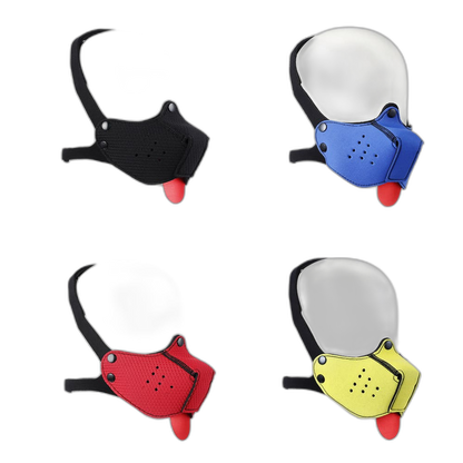 PupMaster - Adjustable Dog Play Hood for Roleplay & BDSM Fun