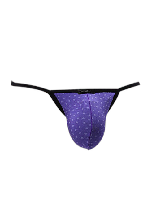 3 Pack Men's Low-Rise Sexy Lightweight & Airy Sporty Cut Anti-Chafing Strings