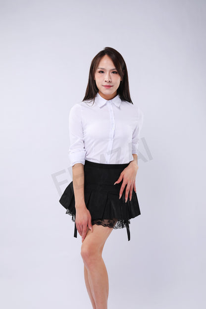 Bowknot & Lace Skirt