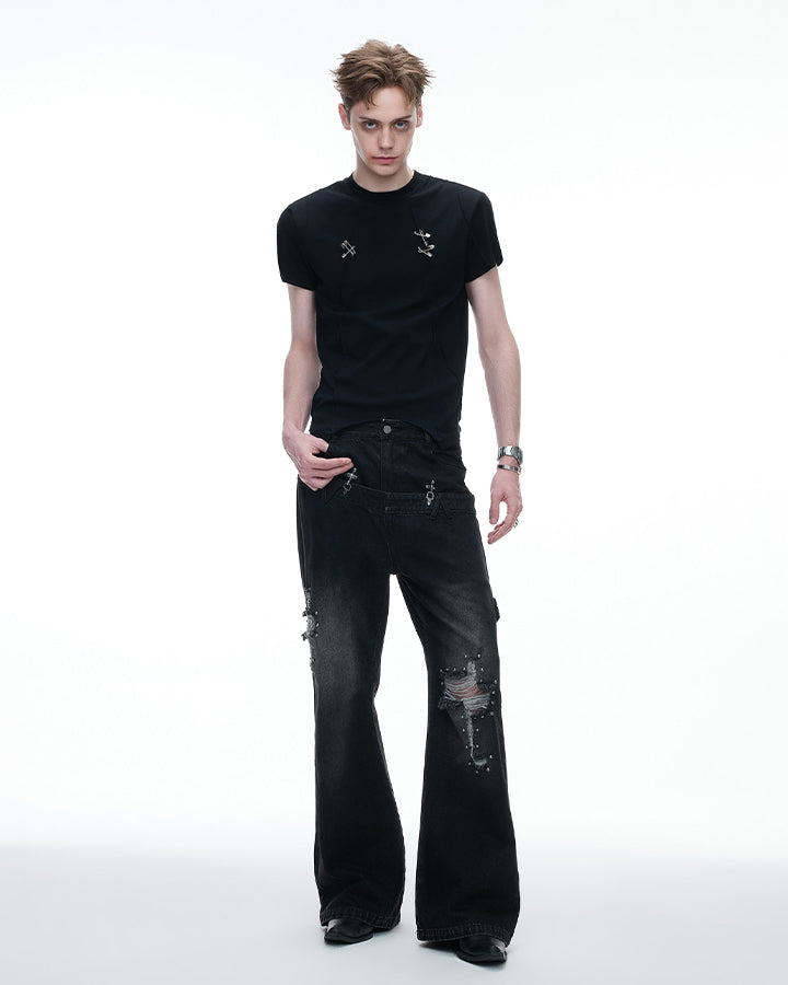 KIIKIO Gothic Asymmetric Tee