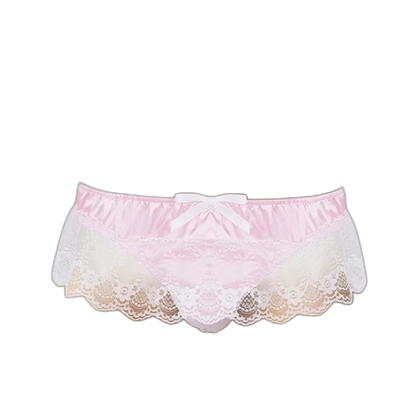 Bow & Lace Sissy Panties