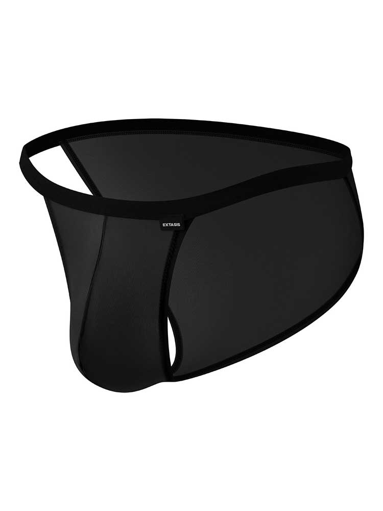 Men's Sexy Solid Color High Cut Pouch Briefs