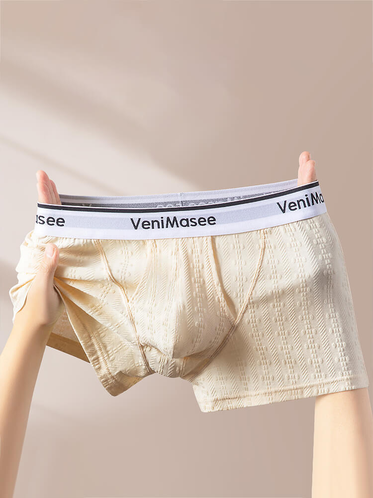 Men's Antibacterial Breathable Cotton Boxer Briefs