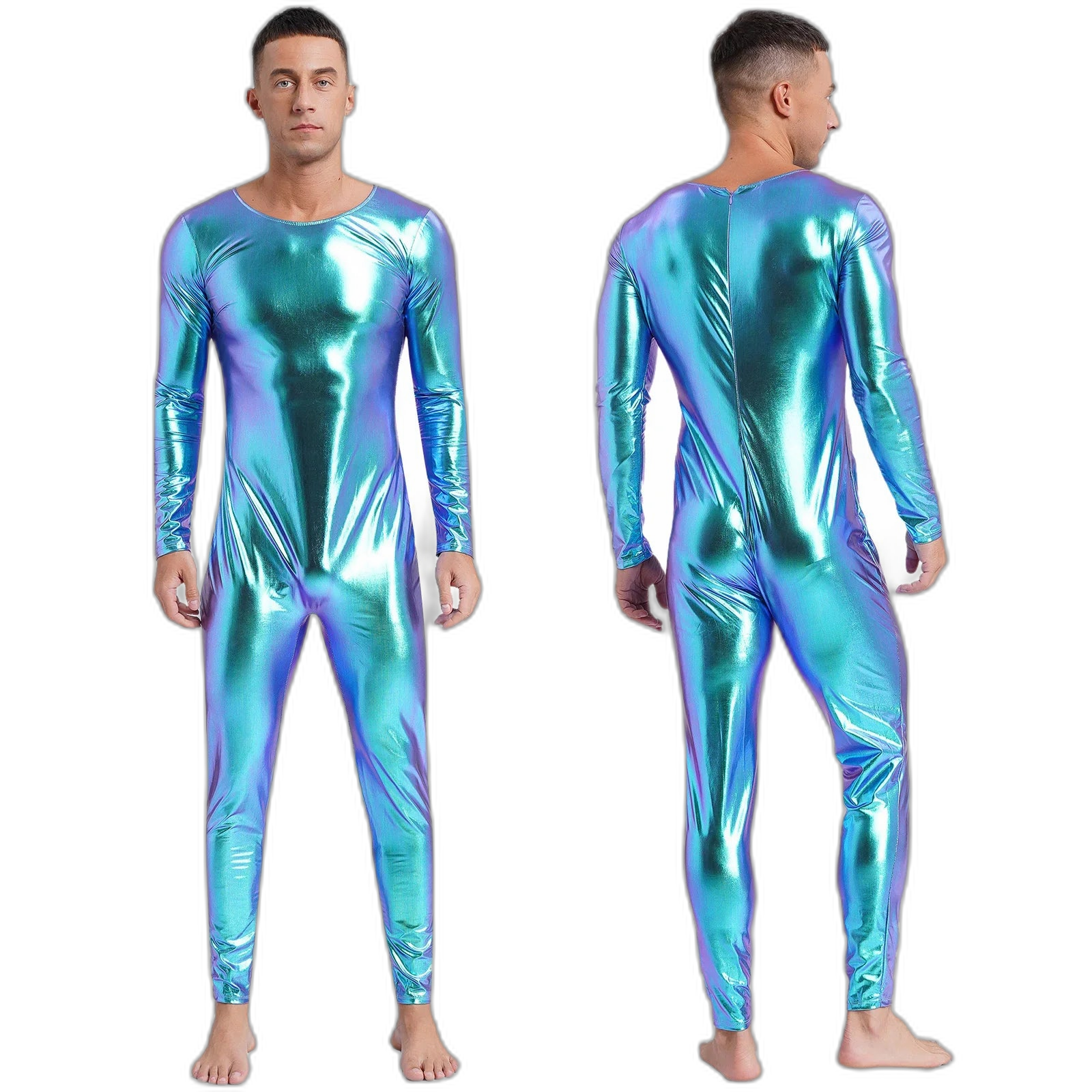 Galactic Vogue Metallic Bodysuit