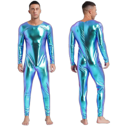 Galactic Vogue Metallic Bodysuit