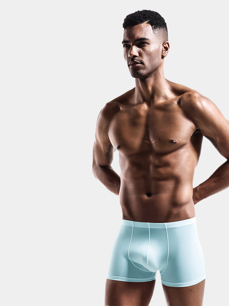 4 Pack Cooling Silk Bulge Pouch Men's Underwear