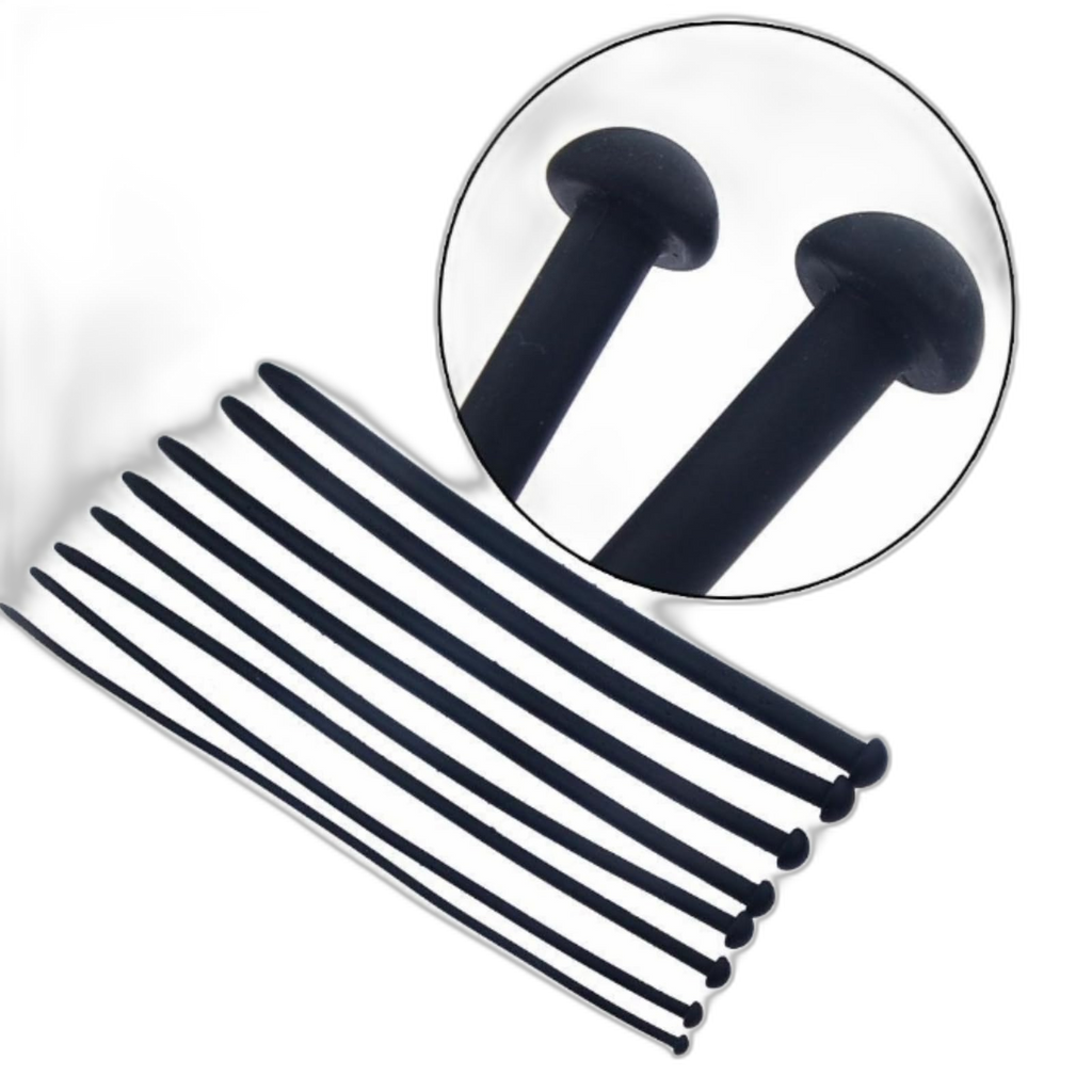 Smooth Silicone Urethral Sounding Set - 8 Pcs