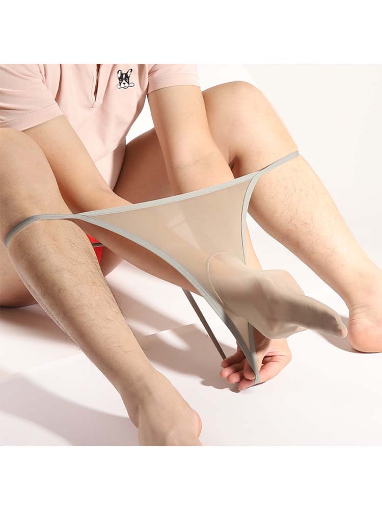 Men's Gun Bullet Separation Closed Ultra-Thin Thong