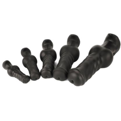 ELITE Liquid Silicone Canine Milker Plug Black 3.9 Inch