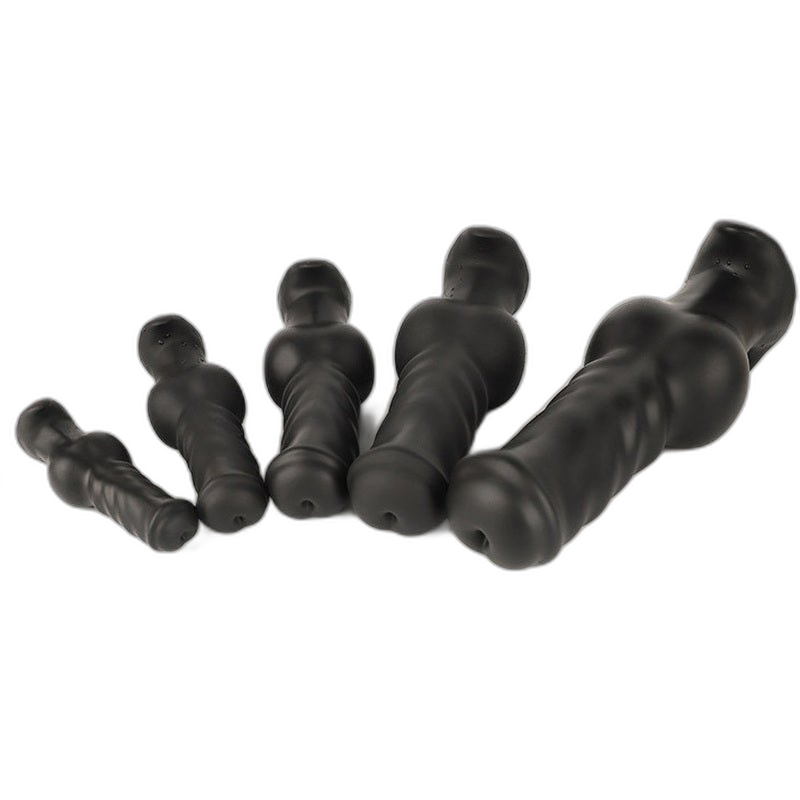 ELITE Liquid Silicone Canine Milker Plug Black 6.1 Inch