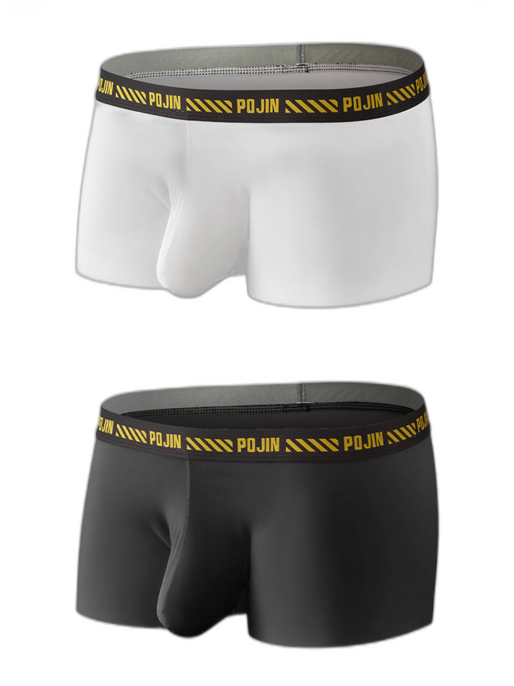 Men's Bulge Enhancing Pouch Seamless Trunks