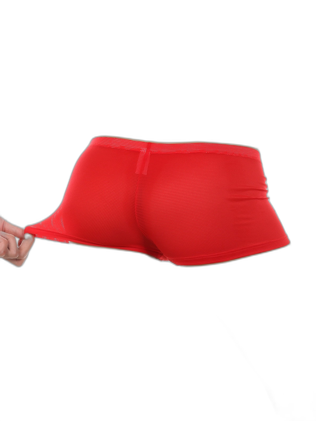 Men's Big Pouch U-convex Trunks with Fly