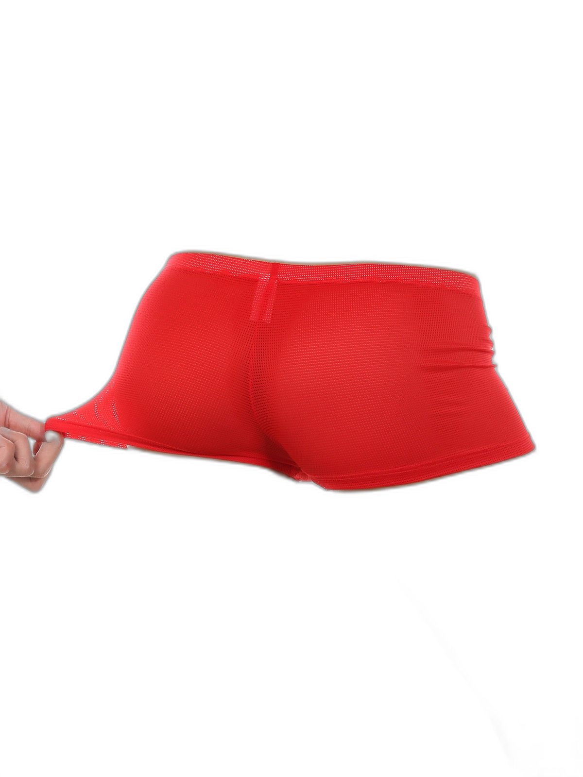 Men's Big Pouch U-convex Trunks with Fly