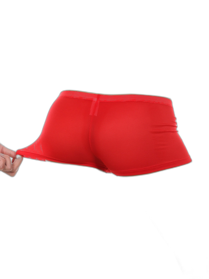 Men's Big Pouch U-convex Trunks with Fly